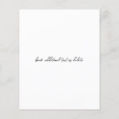 Budget Merry Kerstmis Instant Photo Minimalist (Achterkant)