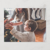 Budget Merry Kerstmis Multi Photo Minimal Flyer (Achterkant)