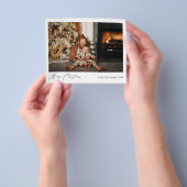 Budget Merry Kerstmis - Onmiddellijke foto Flyer (Hand)