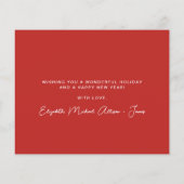 Budget Merry kerstpine Tree-Waterverf (Achterkant)