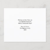 Budget Merry kerstscript 8 Photo Holiday Kaart (Achterkant)