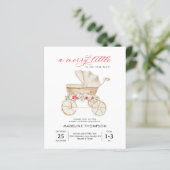 BUDGET Merry Little Christmas Stroller Baby shower (Staand voorkant)