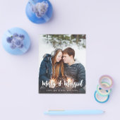 Budget Merry & Married Minimalist V Foto Flyer (Enkel)