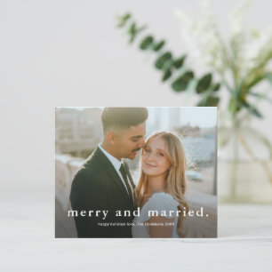 Budget Merry Married Wedding Kaart