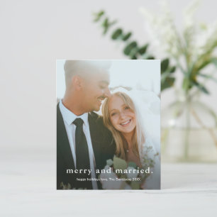 Budget Merry Married Wedding Kaart