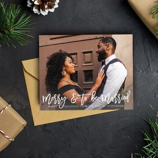 Budget Merry & To Married Engaged - Holly Foto Flyer