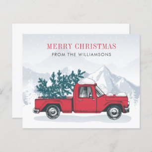 Budget Merry Waterverf Red Truck