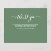 Budget met de hand gebriefte bruiloft Foto Harteli (Achterkant)