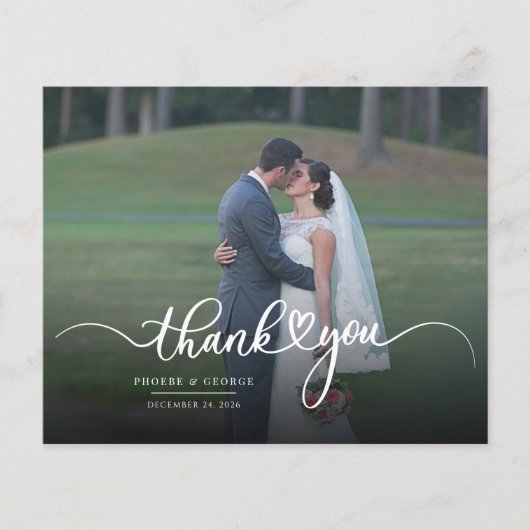 Budget met de hand gebriefte bruiloft Foto Harteli (Voorkant)