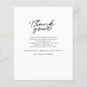 Budget met de hand gebriefte bruiloft Foto Harteli (Achterkant)