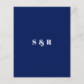 Budget Mexicaanse Blue Talavera Tegels bruiloft (Achterkant)