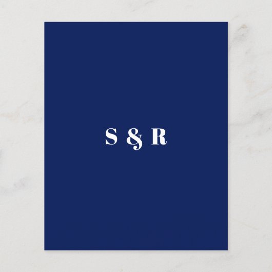 Budget Mexicaanse Blue Talavera Tegels bruiloft (Achterkant)