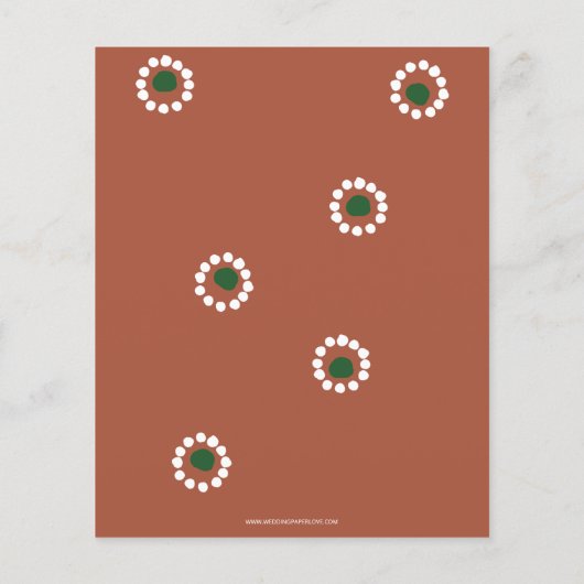 Budget Mexicaanse Fiesta Boho Barro bruiloft Uitno (Achterkant)