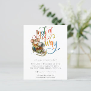 Budget Mice Jingle helemaal tot Kerstmis uitnodige