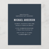 Budget Midnight 6 Foto Chalkboard Afstudeerder Par (Achterkant)