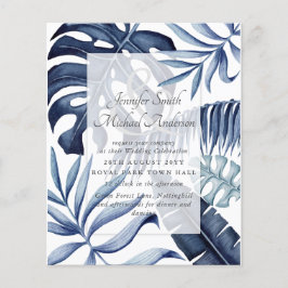 Budget Midnight Blue Leaves Weddenschap
