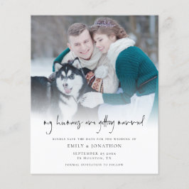 Budget Mijn Mensen Trouwen Foto Datum Opslaan