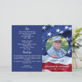 Budget Militaire Amerikaanse Vlag Veteraan Begrafe (Staand voorkant)