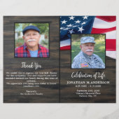 Budget Militaire Vlag Viering van het Leven Progra (Voorkant)