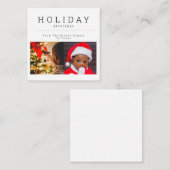 BUDGET MINI 2 Fotokerstfoto aangepast Notitiekaartje (Voorkant / Achterkant)