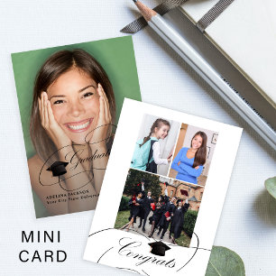 Budget MINI FORMAT 4 foto afstudeer aankondiging