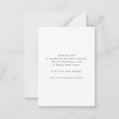 Budget MINI-GROOTTE fotobedekking pas op vakantie Notitiekaartje (Achterkant)