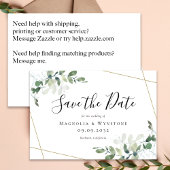 BUDGET MINI SIZE Eucalyptus Weddenschap Save the D Notitiekaartje