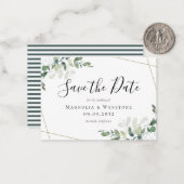 BUDGET MINI SIZE Eucalyptus Weddenschap Save the D Notitiekaartje (Voorkant / Achterkant in situ)