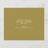 BUDGET Minimaal Elegant Goud Vrolijk Kerstfeest Fo (Achterkant)