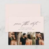 Budget Minimaal Script 3 Foto Save The Date (Voorkant / Achterkant)