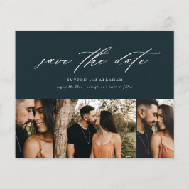 Budget Minimaal Script 3 Foto Save The Date Flyer