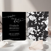 Budget Minimaal Zwart & Wit Script Sla de datum op