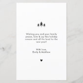 Budget Minimale Bordo Gold 4-fotokerstkaart (Achterkant)