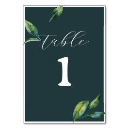 Budget Minimale Elegantie Groene Trouwdag Kaart