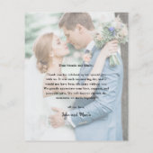 Budget Minimale Script Photo Wedding Hartelijk dan (Achterkant)