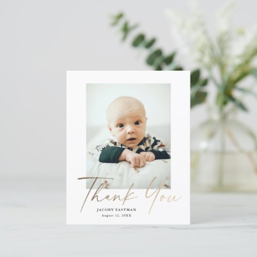 Budget Minimale scriptfoto-Baby Hartelijk dank (Staand voorkant)