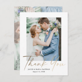 Budget Minimale scriptweduwnaar - Bedankt Briefkaart