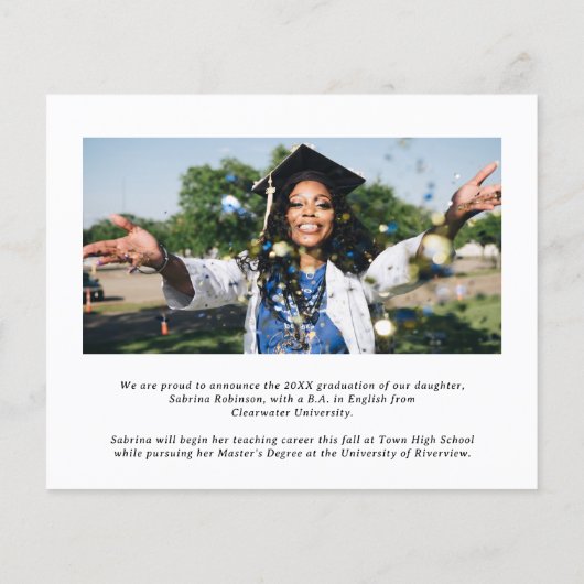 Budget minimalist 2 Aankondiging van het Foto Afst (Achterkant)