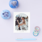 Budget Minimalist Arch Foto Dank Je Kaart (Enkel)