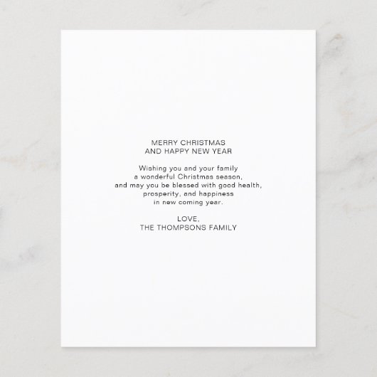 BUDGET Minimalist Basic Wat een jaar Gelukkig Nieu (Achterkant)