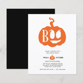 BUDGET Minimalist BOO Halloween Feest