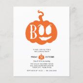 BUDGET Minimalist BOO Halloween Feest (Voorkant)