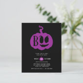 BUDGET Minimalist BOO Halloween Feest (Staand voorkant)