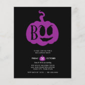 BUDGET Minimalist BOO Halloween Feest (Voorkant)