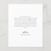 Budget Minimalist Boog Foto Dankkaart Flyer (Achterkant)