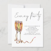 Budget minimalist Champagne Wedding Evening Party (Voorkant)