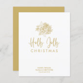 Budget Minimalist Christmas Bouquet Script (Voorkant / Achterkant)