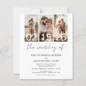 Budget Minimalist De bruiloft van foto QR code (Voorkant)