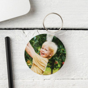 Budget Minimalist Eenvoudige Twee Foto Cadeau Sleutelhanger