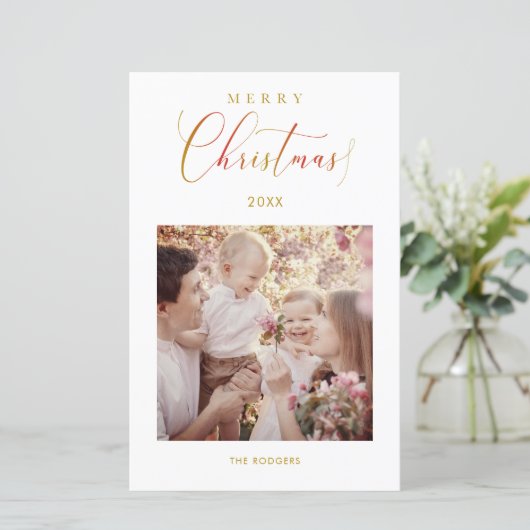 Budget minimalist kerstfoto's (Staand voorkant)